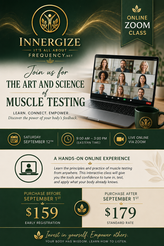 ZOOM Class: The Art and Science of Muscle Testing ZOOM Meeting
